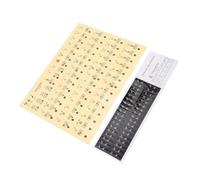Yardwe 1bag Decorative Piano Keys Sticker Piano Keyboard Decal Keyboard Sticker for Beginners Fits Keys Supplies for Learning