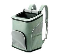 Yardwe 1pc Breathable Portable Cat Backpack Comfortable Pet Carrier Bag for Pets Durable Zippered Travel Container with Chest Buckles for