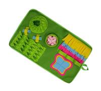 Yardwe 1Pc Creative Lawn Series Dog Smelling Pad Interactive Training Pet for Nose Work Snuffle Mat with Hidden Food Engaging for Dogs Fun Decorative Puzzle