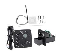 Yardwe 1Pc Eq Sound Pick Up E Guitar Mic for Folk Music Instruments Compact Easy to Install Durable Sound Collecting Quality Black