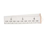 Yardwe 1Pc Growth Chart Canvas Ruler Nordic Style Height Measurement Wall Decor for Home Nursery Hanging Design with Centimeter Markings for Boys