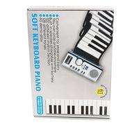 Yardwe 1Pc Keys Foldable Keyboard Piano with Speaker Silicone Piano for Beginners Advanced Students Midi Out Functionality Easy to Store Carry