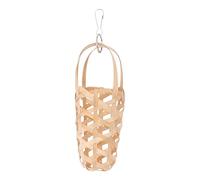 Yardwe 1pc Practical Parrot Foraging Basket Toy Wood Wear-resistant Design for Birds for Chicks Parrots Encourages Chewing Oral Health