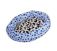 Yardwe 1pc Round Plush Pet Bed Soft and Warm Cushion for Dogs and Cats for Pets Cotton Filling Cozy Indoor Sleeping Mat Random