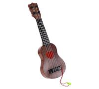 Yardwe 1pc Simulated Ukulele Toy for Boys and Girls Educational Music Instrument for Early Learning Realistic Design Heart-shaped Coffee for Toddlers and Beginners