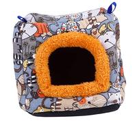 Yardwe 1pc Stylish Cavy House Soft Warm Pet Nest for Animals Like Guinea Pigs and Hamsters Canvas Material for Travel Couch Outdoor Use
