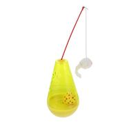 Yardwe 1set Cat Treat Dispensing Tumbler Toy Interactive Slow Feeder for Indoor Cats Mice Design Fun Automatic Food Dispensing Pet Toy for Engaging Playtime Activities