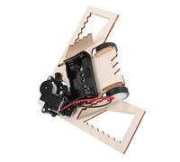 Yardwe 1Set DIY Obstacle Avoiding Robot Kit Educational Science for Creative Experience of Interactive Robotics to Develop Problem Solving Skills