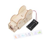 Yardwe 1Set DIY Science Projector Kit for Wooden Projector Materials Parent Educational Explore Light Optics Enhance Creativity Motor Skills