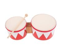 Yardwe 1Set Drum for Integrated Hand Percussion Instrument with Cartoon Design Enhances Rhythm Skills Motor Development for Boys