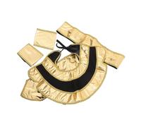 Yardwe 1Set Egyptian Pharaoh Costume Accessory Set Complete Outfit for Men Includes Belt Collar Wristbands for Halloween Cosplay and Themed Parties Noble Design for Comfort