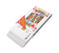 Yardwe 1Set Giant Extra Large Poker Cards for Parties and Gatherings and Fun Playing Card Game for Adults for Outdoor Camping and Home Use