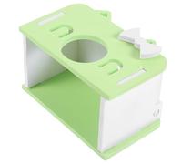 Yardwe 1set Hamster Hideout Hut Squirrel Retreat for Small Animals Safe and Sturdy Guinea Pig Cage Decoration Charming Design for Playtime and Resting Green Large