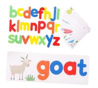 Yardwe 1Set Matching Educational Learning Puzzle for Develop Cognitive Skills and Hands Abilities Preschool Ages