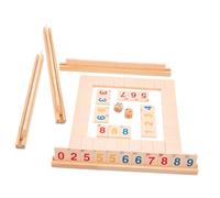 Yardwe 1Set Shut the Box Game Wooden Dice Board Game for Players Family Fun Indoor Activity for Parties Travel and Parent Bonding