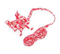 Yardwe 1set Small Pet and Traction Rope Adjustable Vest for Ferret and Small Pets Lightweight and Material for Walking and Outdoor Activities Colors May Vary