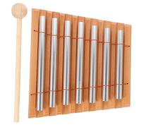 Yardwe 1Set Tone Meditation Chime Tabletop Percussion Instrument for Teaching Yoga and Classrooms Musically Tuned for Beautiful Resonance