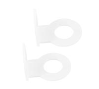 Yardwe 2 Pcs Adjustable Sports Ball Stand Wall Mount Holder for Baseball Tennis Golf Softball Training Display Rack White Acrylic