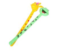 Yardwe 2 Pcs Inflatable Animal Sticks with Cute Giraffe and Frog Head Designs, Pvc Material, Easy to Hold and Encourage Physical Activity, for Class Exchange Presents and Jungle Themed Random Color
