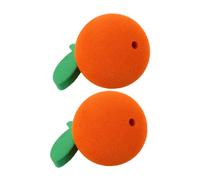 Yardwe 2 Pcs Orange EVA Car Antenna Balls Cute Roof Decoration Topper for Vehicle Truck Suv Exterior Accessories Easy to Spot in Parking Lots