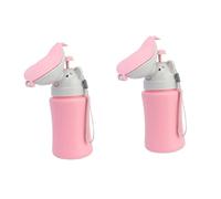 Yardwe 2 pcs Portable Car Urinal Bottle Mini Potty for Leak Lightweight Urinating Container with Cute Cartoon Design Travel Emergency Toilet for Outdoor and Vehicle Use