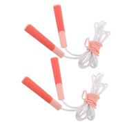 Yardwe 2 Pcs Professional Adjustable Jump Rope with Skin-friendly Handles for Boys Lightweight Abs Speed Jump Rope for Outdoor Fitness and Skipping Challenges