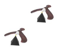 Yardwe 2 Sets Desktop Balance Eagle Decoration Balance Bird Model Ornament for Home Office Decor Creative Teaching Aid for Physics Unique Vintage Style Eye Catching Centerpiece