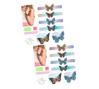 Yardwe 2 Sets Diamond Paint Bracelet Kit All Inclusive Butterfly DIY Jewelry with Diamonds Crafting Tools for Unique Handmade and Fashion Accessories