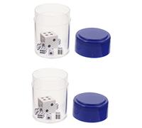 Yardwe 2 Sets Gimmick Fake Dice Funny Conjuring Props for Prank for Weddings Stage Performances and Parties Stage Dice