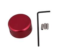 Yardwe 2 Sets Guitar Effect Pedal Footswitch Topper Caps Made of Aluminium Alloy inside Rubber Mat for Full Protection and Extended Life, Includes 3 Screws and 1 Handle Random Color