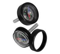 Yardwe 2 Sets Portable Bicycle Compass Lightweight Navigation Tool for Mountain Biking Weather Resistant Headset Mounting Accessory for Enhanced Outdoor Adventures