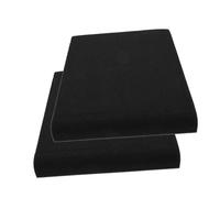 Yardwe 2 Sets Sound Isolation Pads for Studio Monitors High Density Shockproof Acoustic Cushion Reduces Reverb and Flutter Echoes for Home Studio and Office