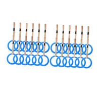 Yardwe 2 Sets Walking Safety Ropes with Colorful Rings Adjustable Detachable Transition Rope Harness for Ages Preschool Kindergarten Use