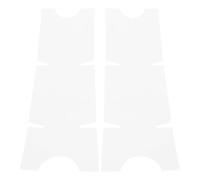 Yardwe 2 Sheets Tpu Mountain Bike Crank Protector with High Transparency and Easy Self-adhesive Installation, Crankset Protective Guard for Crank Arm and Chainring, for Road Bike Cyclists