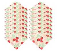 Yardwe 20 Sheets Strawberry Printed Party Napkins Creative Colorful Paper Serviettes for Summer Birthday Graduation Picnic Daily Entertainment Safe Printed Table Decor Supplies