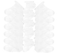 Yardwe 200Pcs Disposable Foot Covers Thickened Clear Shoe Trying Sleeves and Breathable Pedicure Foot Supplies for Home Use