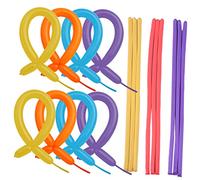 Yardwe 200pcs Glow the Dark Twisting Balloons for Wedding and Party Decorations DIY Latex Balloons for Birthday Festival and Event Props and Festive Atmosphere Random Color