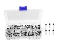 Yardwe 200pcs To-92 Transistor and Diode Assortment Kit Stable Output and Rectification Function, Plastic Material, Sl esign for Electronic DIY Projects and Professionals