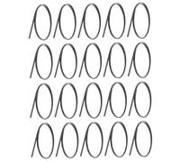 Yardwe 20pcs Abs Guitar Binding Strips 1650x6x1.5mm Black Purfling Trim Edge for Acoustic and Classical Guitar Body Decor Decorative Edging Accessories