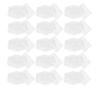 Yardwe 20Pcs Acrylic Box with Lid Mini Jewelry Storage Box Clear Cube Storage Containers for Keepsakes Candy Pills Tabletop Organization Portable Transparent Organizer