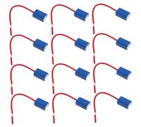 Yardwe 20pcs Ceramic Headlight Socket Wiring Harness with Heat Resistant Auto Light Bulb Holder Connector for Car Truck Boat Fog Light Retrofit