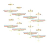 Yardwe 20Pcs Foam Glider Airplane for Easy to Assemble Outdoor Fun for Ages for Creative Play and Imagination Great for Parties and Family Activities