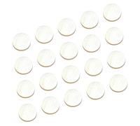 Yardwe 20pcs Guitar Fretboard Dots Inlay Markers for Fretboard Guitar Accessories White for Ukuleles Mandolin