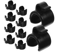 Yardwe 20pcs Mic Stand Cable Clips Diameter Cable Organizers for Phone and Microphone Stand Lightweight and Portable for Live Streaming and Recording Setup