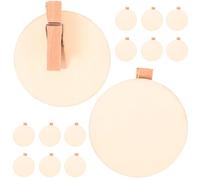 Yardwe 20pcs Mini Wooden Clips for DIY Projects and Painting Assorted Colour Synthetic Material Clips for Organising Memos and Notes for Artists and Crafters