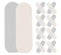 Yardwe 20pcs Refillable Foot File Sand Paper Refills for Dead Skin Removal on Feet and Heels Sturdy Pedicure Pads Suitable for Men and Elderly Portable Replacement Accessories