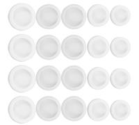 Yardwe 20pcs Silicone Slot Plugs for Ceramic Savings Containers, Easy to Use and Secure Closure Money Box Stoppers, for Storage Jar Sealing and Replacement