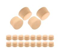 Yardwe 20pcs Tapered Cork Plugs for Bamboo Flute and Dizi Repair, Soft Wood Cork Stoppers with Rounded Edges for Comfortable Handling and Eliminating Weak Tone, for Daily Practice