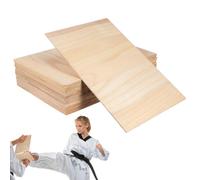 Yardwe 20Pcs Wooden Taekwondo Breaking Boards, Martial Arts Equipment for Karate Practice, Punching Kick Board Target for Kids and Adults