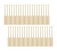 Yardwe 24 Pairs Beach Micro Landscape Mini Wooden Oars Boat Canoe Paddle Oar Wooden Boat Miniature Paddle Mini Sailing Miniature Decor Child Flame Cushion